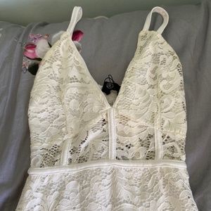 Brand New White Lace Missguided Dress